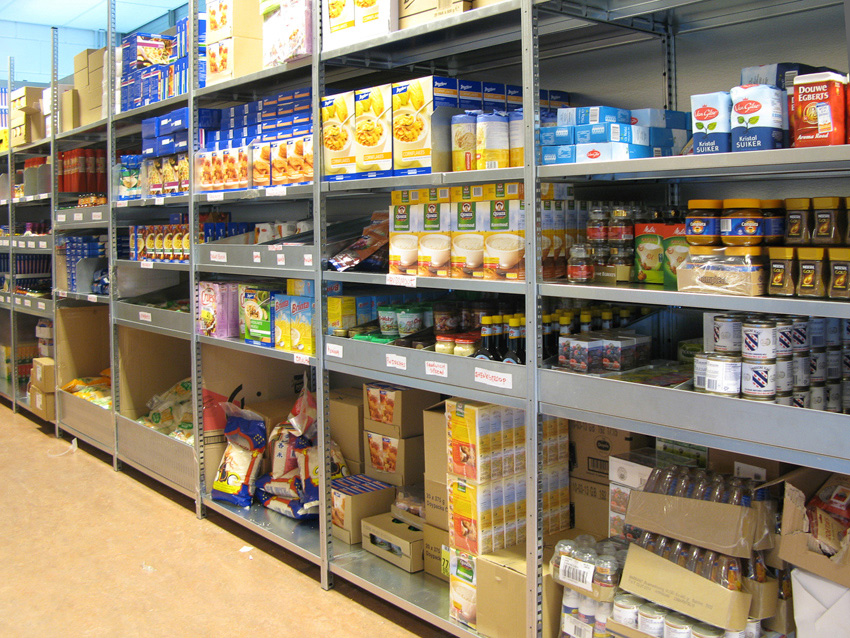 archiefstelling gebruikt voor winkelstelling